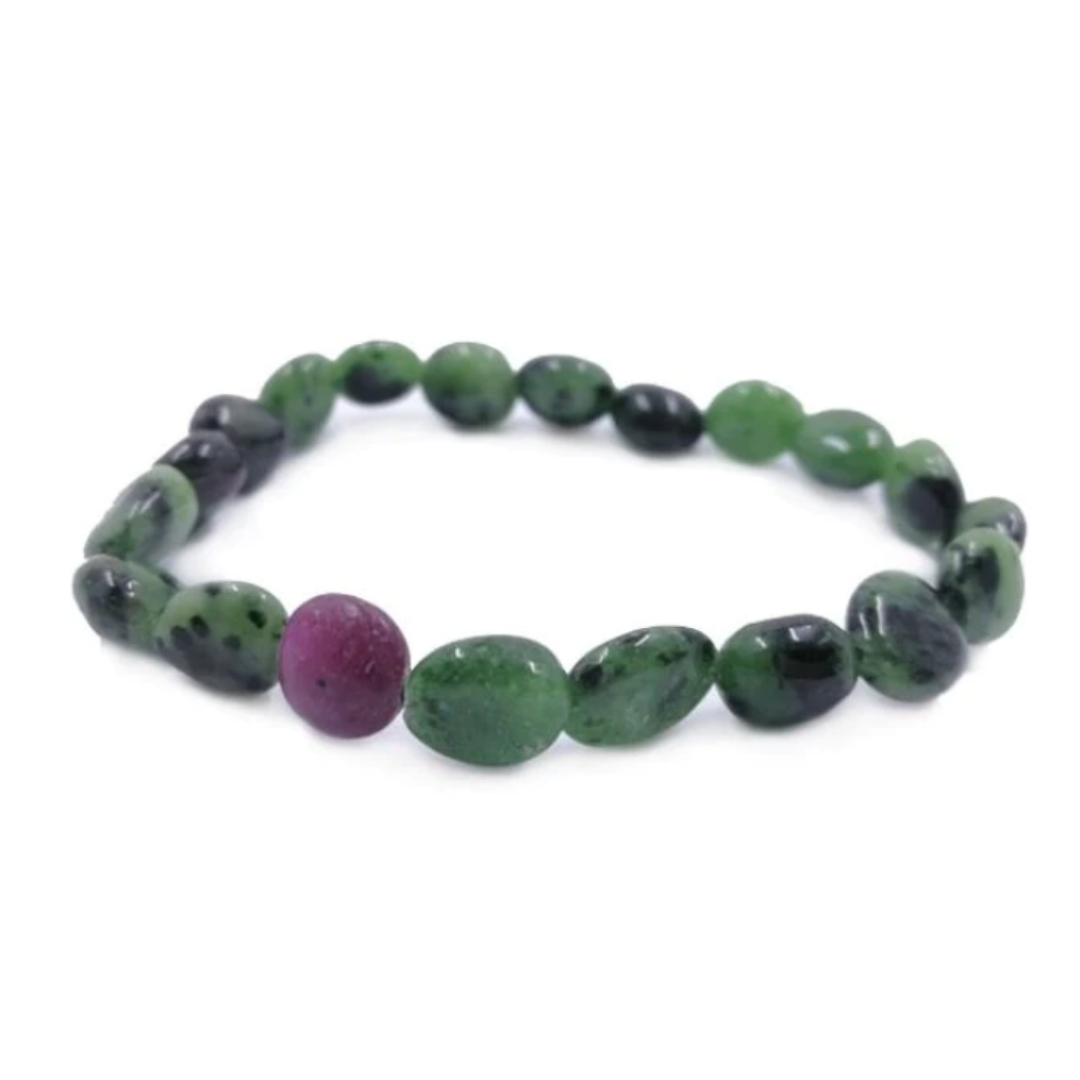 Ruby in zoisite deals bracelet