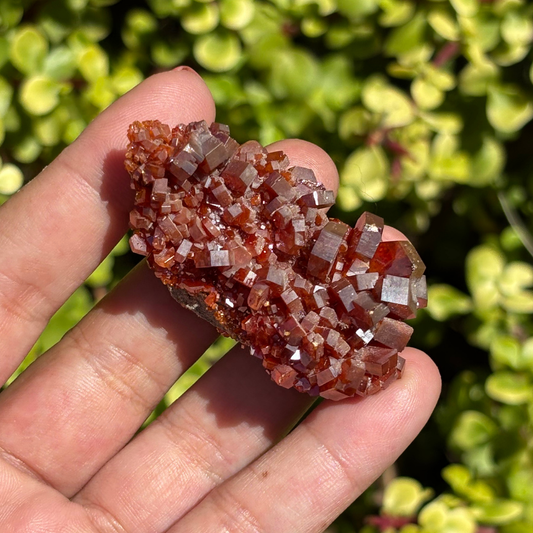 Vanadinite on Baryte Specimen - AA Grade