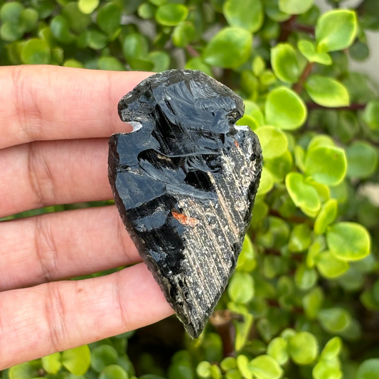 Black Obsidian Arrowhead