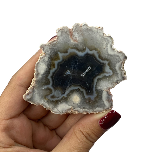 Natural Agate Slice - Argentina