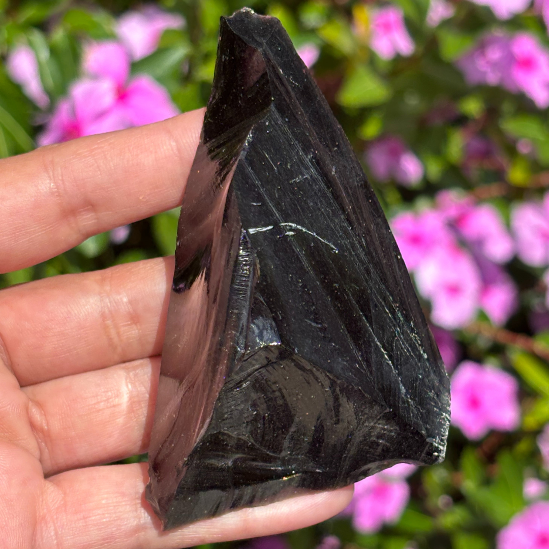 Black Obsidian Rough Chunk