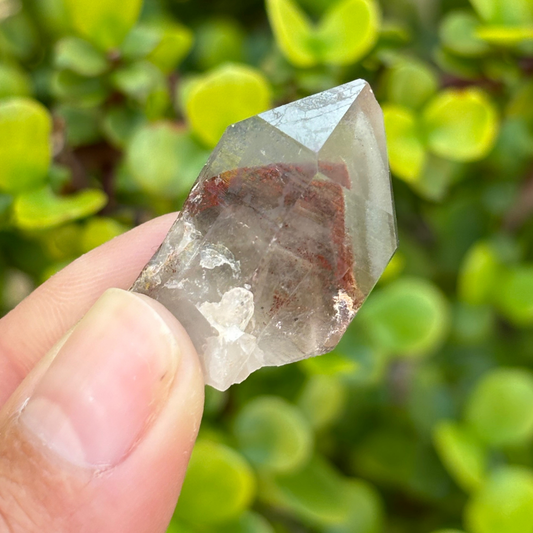 Red Hematoid Quartz Point