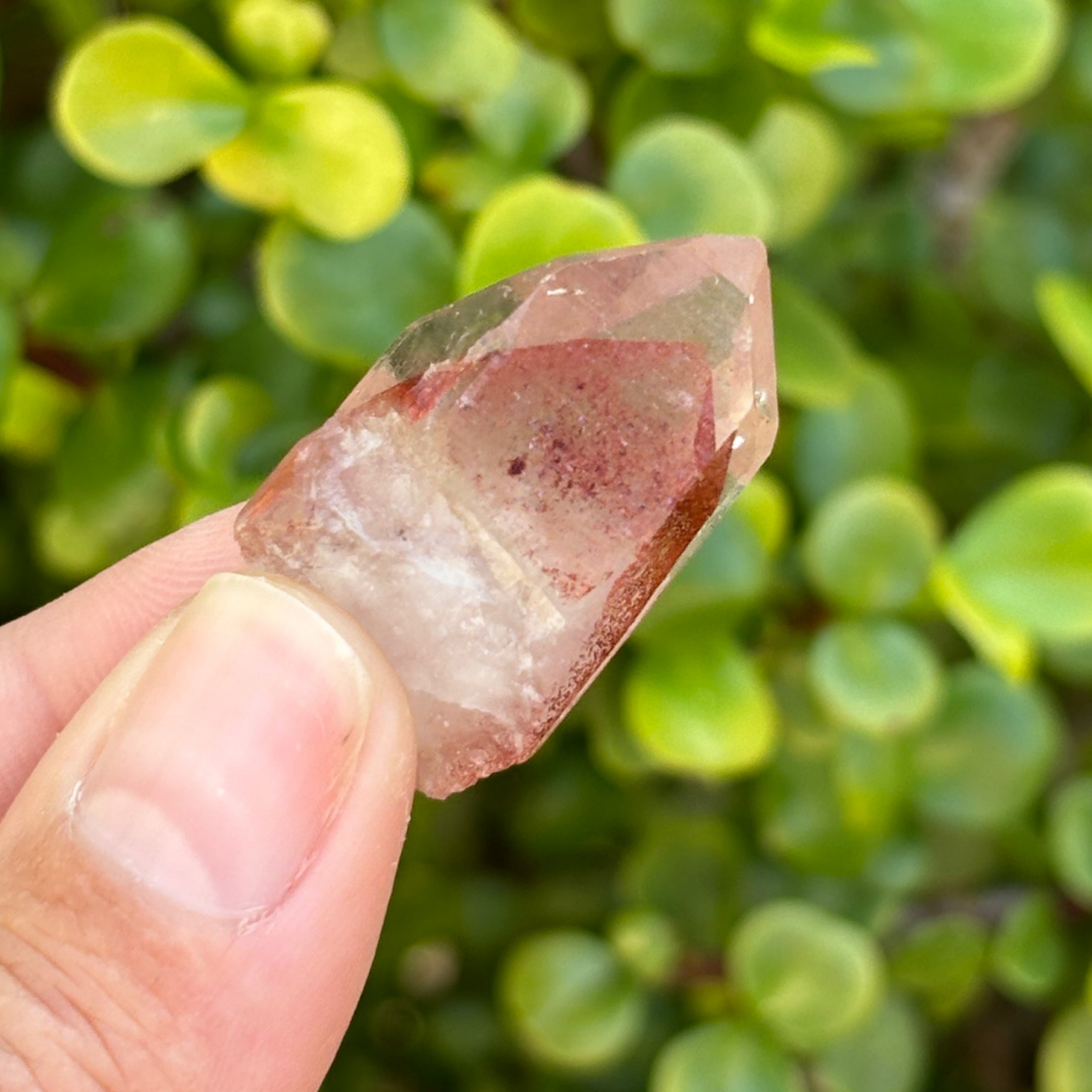 Red Hematoid Quartz Point