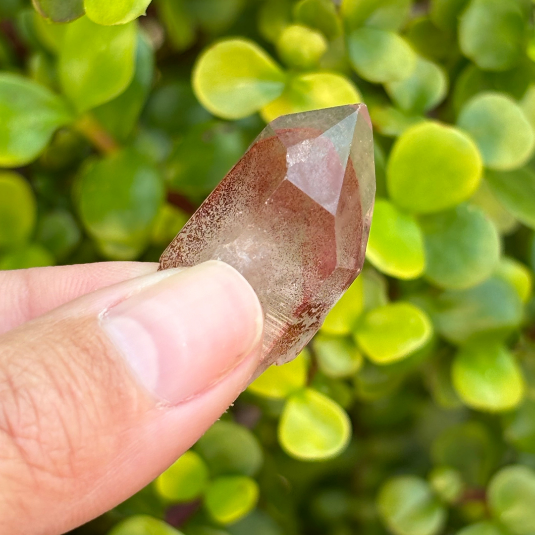 Red Hematoid Quartz Point