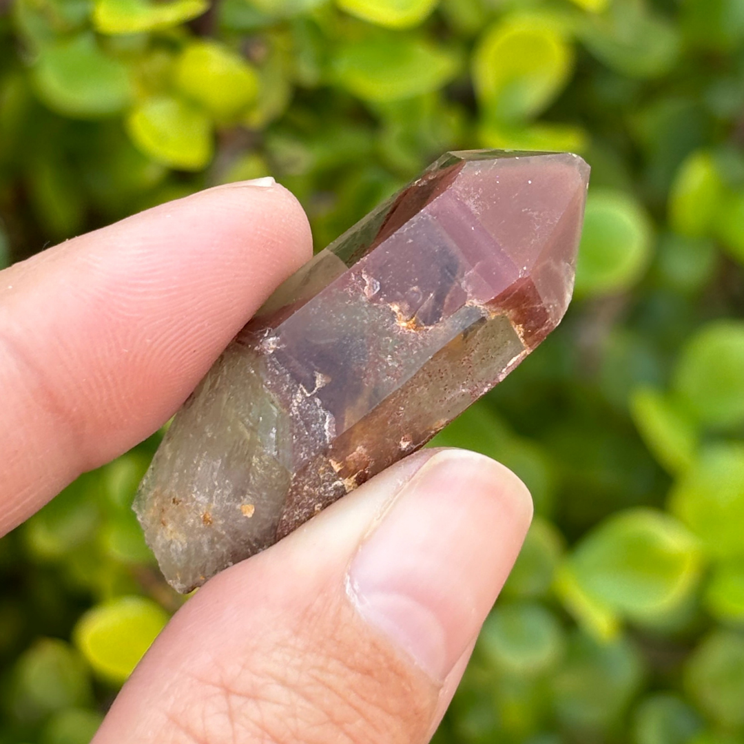 Red Hematoid Quartz Point