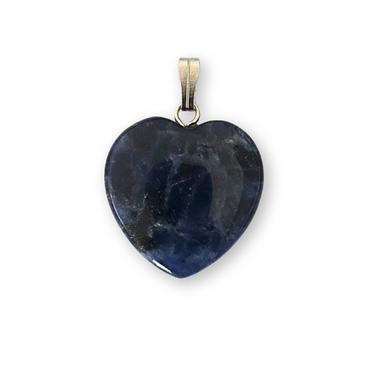 Sodalite Heart Pendant 20mm