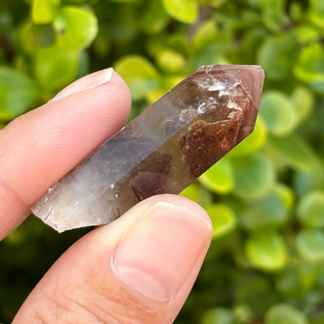 Red Hematoid Quartz Point