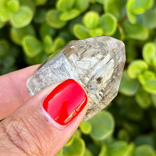 Brandberg Smoky Window Quartz Point (Enhydro Runner)