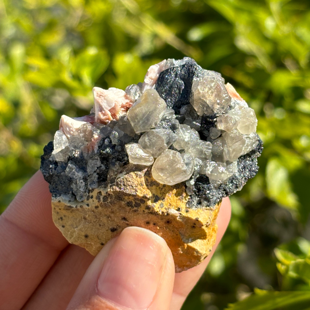 Baryte, Cerussite & Galena Cluster