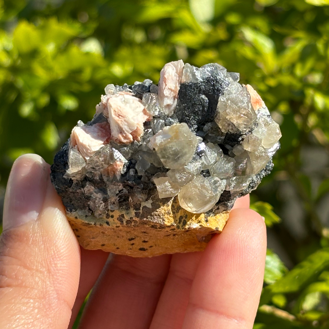 Baryte, Cerussite & Galena Cluster