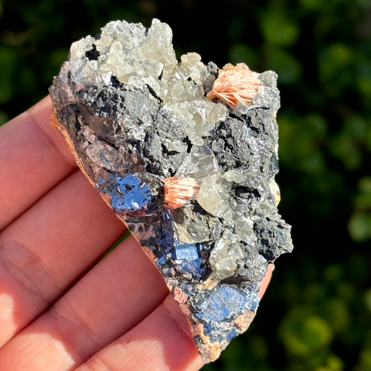 Baryte, Cerussite & Galena Cluster