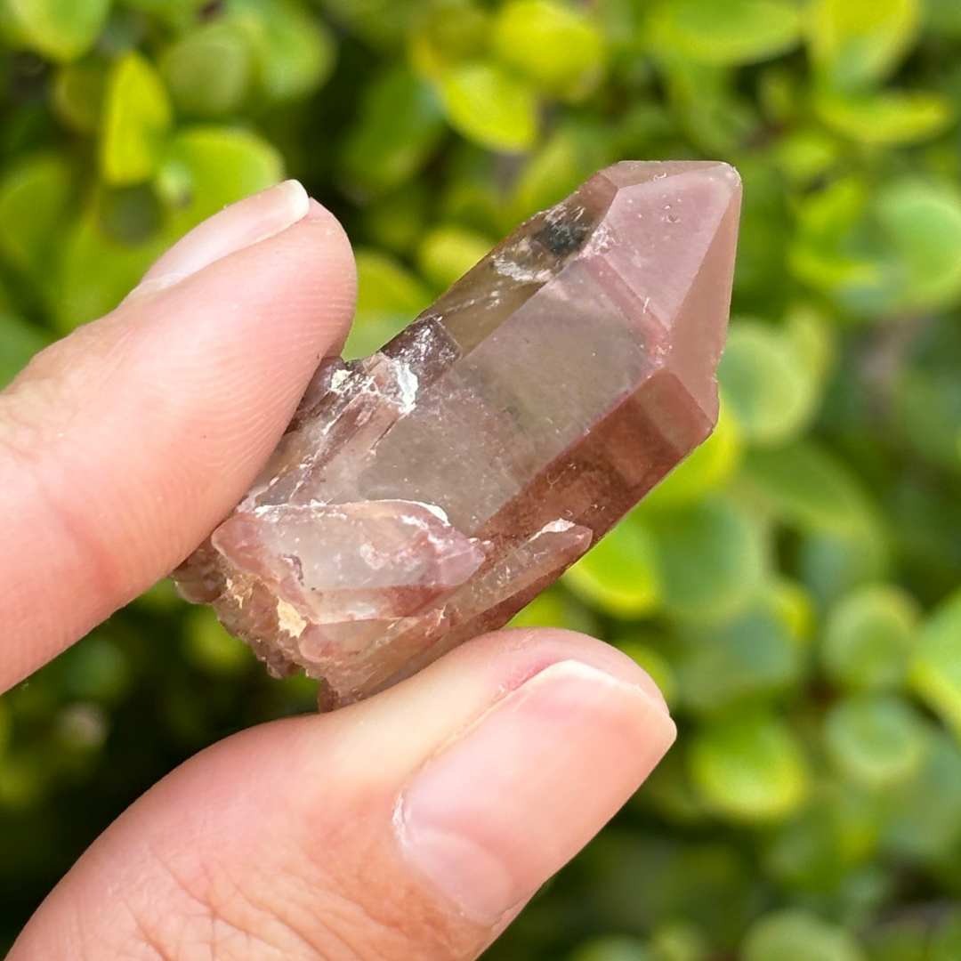 Red Hematoid Quartz Point