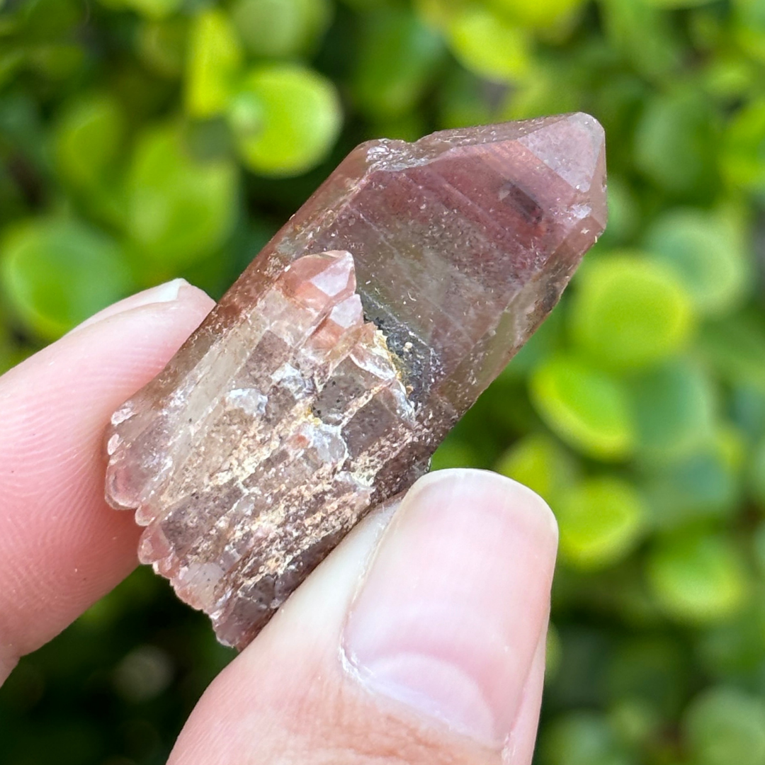 Red Hematoid Quartz Point