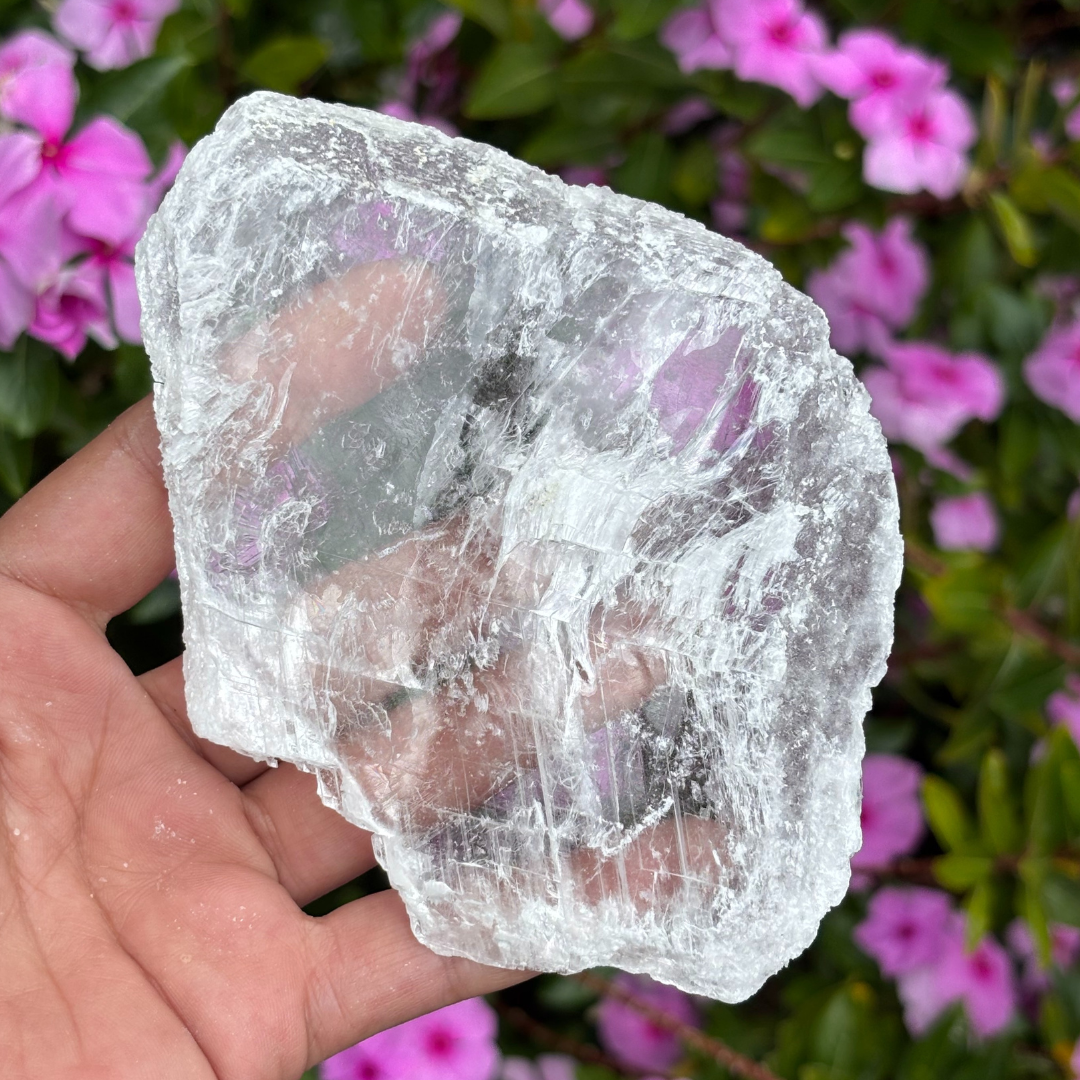 Clear Selenite Plate