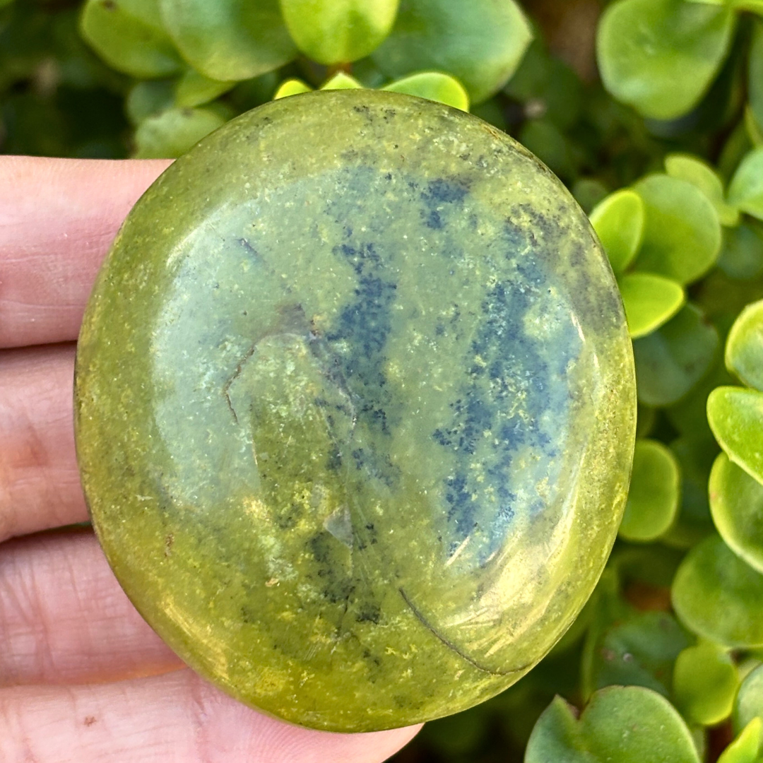 Green Opal Palm Stone