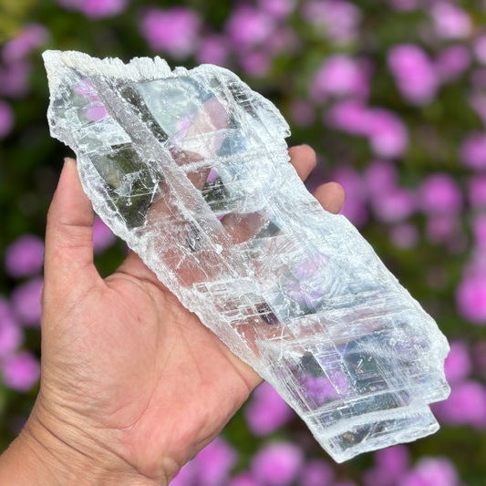 Clear Selenite Plate