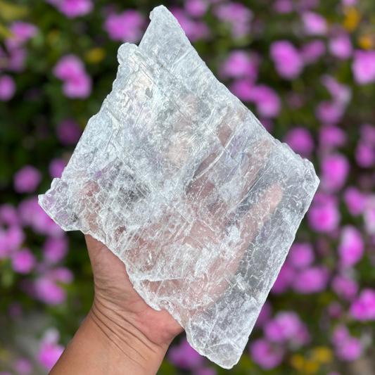 Clear Selenite Plate