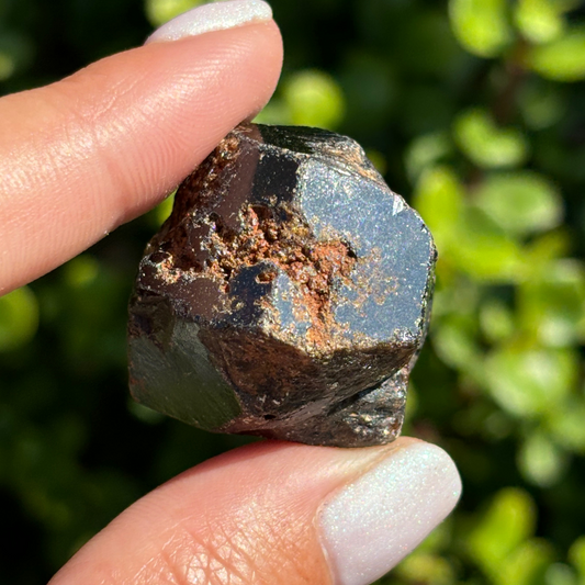 Black Garnet (Melanite) var. Andradite