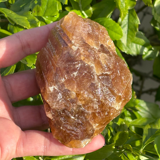 Honey Aragonite Specimen