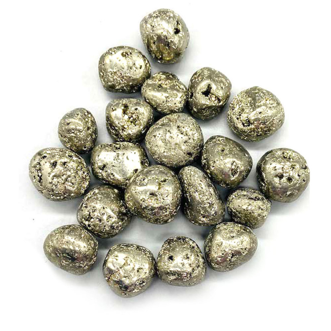 Pyrite Tumbled Stones A+ Grade