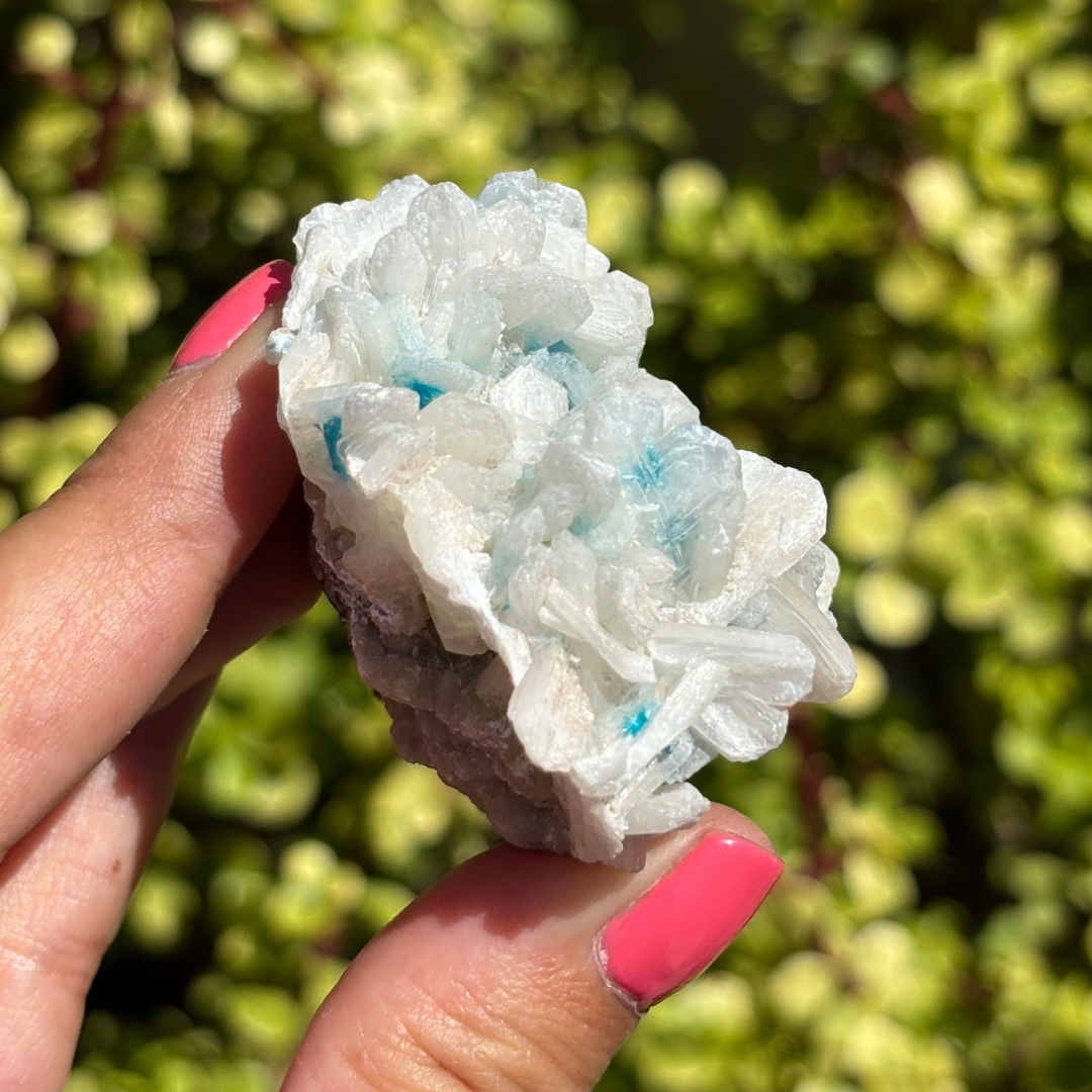 Cavansite with Stilbite Specimen