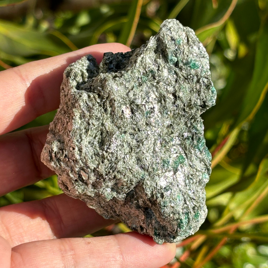 Emerald in Mica Matrix