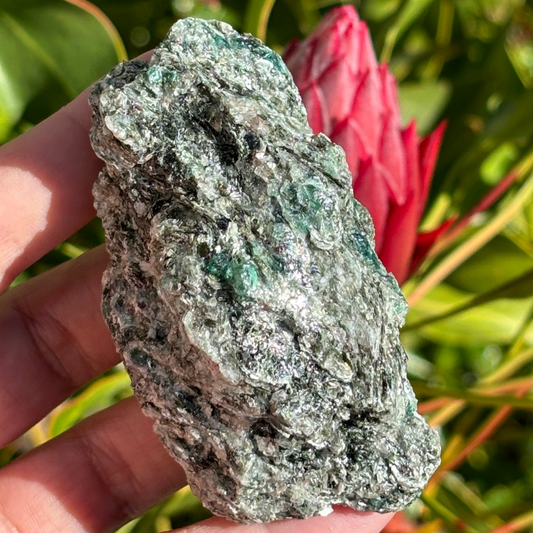 Emerald in Mica Matrix