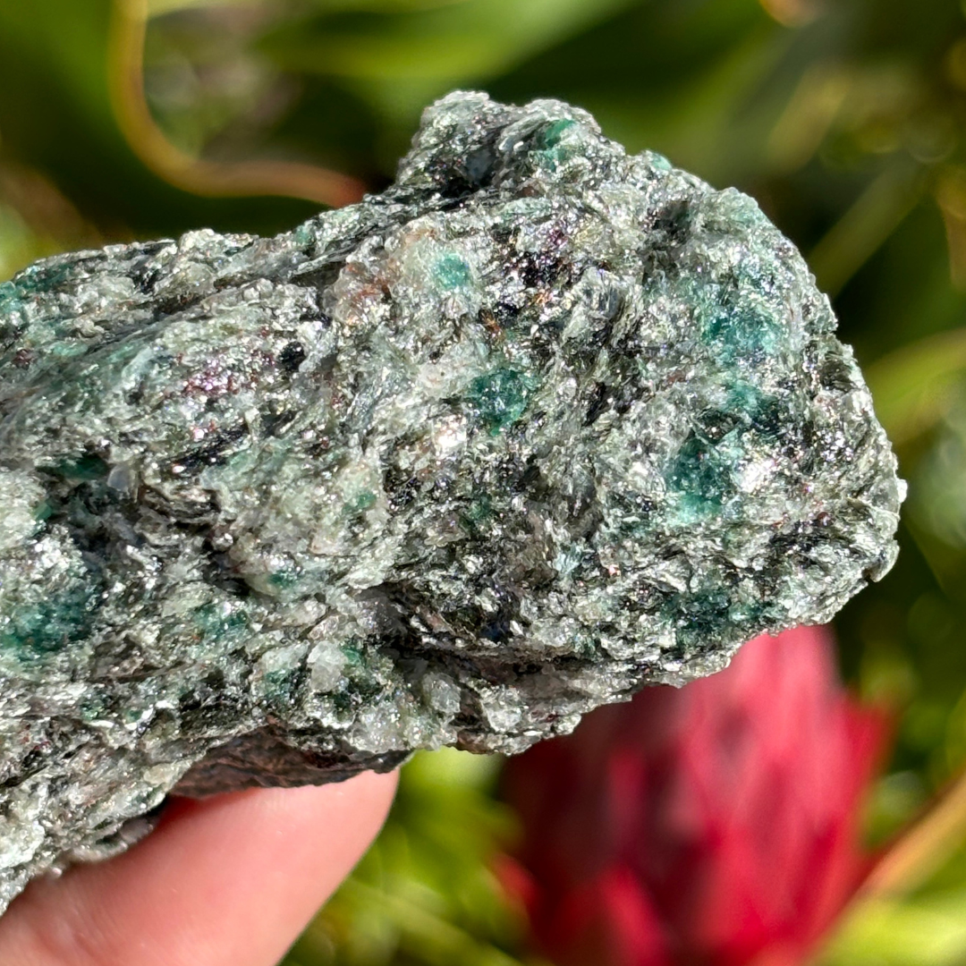 Emerald in Mica Matrix