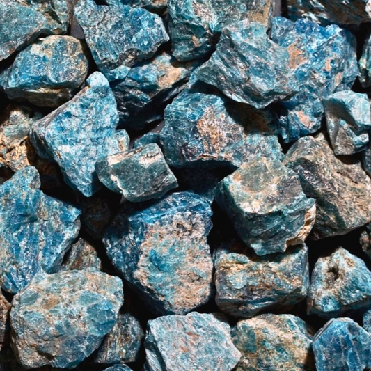 Blue Apatite Rough