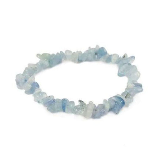 Aquamarine Chip Bracelet